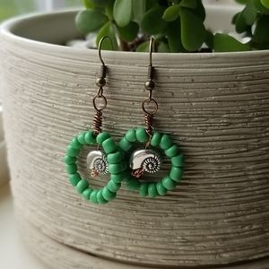 Handcrafted sea themed earrings